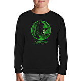 Arrow III Siyah Çocuk Sweatshirt