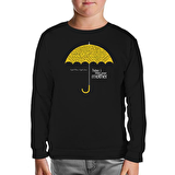 How I Met Your Mother - Umbrella Siyah Çocuk Sweatshirt