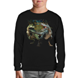 Jurassic World II Siyah Çocuk Sweatshirt