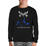Mayhem - De Mysteriis Dom Sathanas Siyah Çocuk Sweatshirt