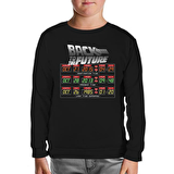 Back to the Future - 21.10.2015 Siyah Çocuk Sweatshirt