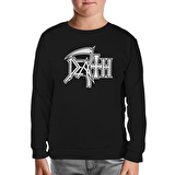 Death - Logo 2 Siyah Çocuk Sweatshirt