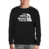 Star Wars - Awkwardness of The Force Siyah Çocuk Sweatshirt