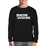 Imagine Dragons - Logo Siyah Çocuk Sweatshirt