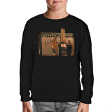 Gitar - Fender 2 Siyah Çocuk Sweatshirt