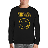 Nirvana - Come As You Are Siyah Çocuk Sweatshirt