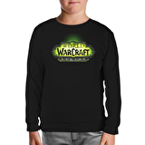 World of Warcraft - Legion Logo Siyah Çocuk Sweatshirt