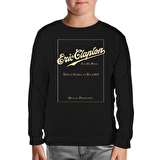 Eric Clapton and His Band Siyah Çocuk Sweatshirt