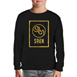 Soen Logo 2 Siyah Çocuk Sweatshirt