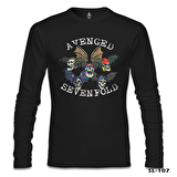 Avenged Sevenfold - Faces Siyah Erkek Sweatshirt