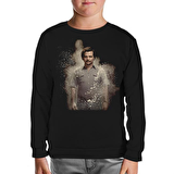Narcos - Pablo Escobar Siyah Çocuk Sweatshirt