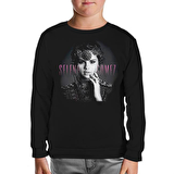 Selena Gomez - Stars Dance Siyah Çocuk Sweatshirt