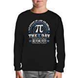 Matematik - Pi 12 Siyah Çocuk Sweatshirt