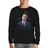 Sherlock Holmes - James Moriarty Siyah Çocuk Sweatshirt