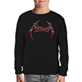 Metallica - All Metal Logo Siyah Çocuk Sweatshirt