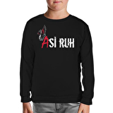Asi Ruh Siyah Çocuk Sweatshirt