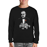The Godfield Siyah Çocuk Sweatshirt