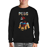 PUBG - Red Storm Siyah Çocuk Sweatshirt