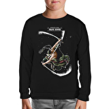 One Piece - Rononoa Hunter Siyah Çocuk Sweatshirt