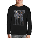 Fortnite - Gangs Siyah Çocuk Sweatshirt
