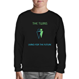 The Twins - Living for the Future Siyah Çocuk Sweatshirt