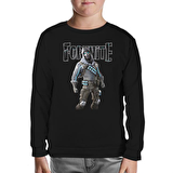 Fortnite - Vulture Siyah Çocuk Sweatshirt