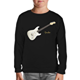 Fender W Siyah Çocuk Sweatshirt