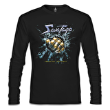 Savatage - Power of the Night Siyah Erkek Sweatshirt