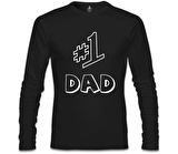 The Evolution of Dad Siyah Erkek Sweatshirt