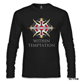Within Temptation - Logo Siyah Erkek Sweatshirt