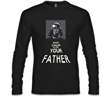 Star Wars - Not Your Father Siyah Erkek Sweatshirt