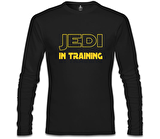 Star Wars - Jedi in Training Siyah Erkek Sweatshirt