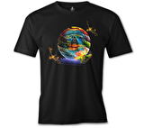 Pink Floyd - Earth Siyah Erkek Tshirt
