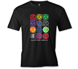 Matematik - Pi Agents Siyah Erkek Tshirt