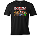 Roblox - Battle Siyah Erkek Tshirt