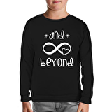 And Beyond Siyah Çocuk Sweatshirt