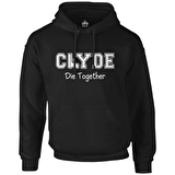 Bonnie and Clyde - Clyde Siyah Erkek Fermuarsız Kapşonlu