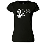 Her Sally His Jack - Sally Siyah Kadın Tshirt