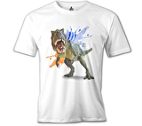Dinazor - Trex Beyaz Erkek Tshirt