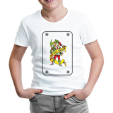 Joker - Game Cards Beyaz Çocuk Tshirt