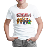 Roblox - Macera Beyaz Çocuk Tshirt