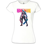 Fortnite - Rust Lord Beyaz Bayan Tshirt