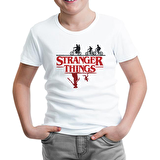 Stranger Tshings - Beneath Beyaz Çocuk Tshirt