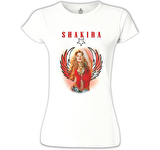 Shakira - İstanbul Beyaz Bayan Tshirt