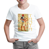Thoth Beyaz Çocuk Tshirt