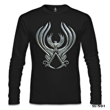 Assassin's Creed - Wings Siyah Erkek Sweatshirt