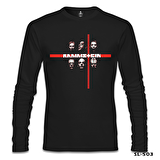Rammstein Siyah Erkek Sweatshirt