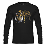 Kaplan Siyah Erkek Sweatshirt