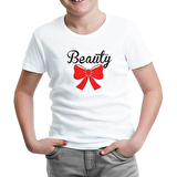 Beauty and the Beast - Beauty Beyaz Çocuk Tshirt