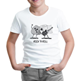 Rock'n Roll Stars Beyaz Çocuk Tshirt